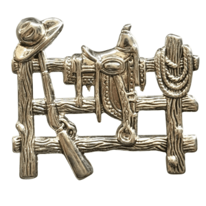 Saddle Up Cowboy Brooch